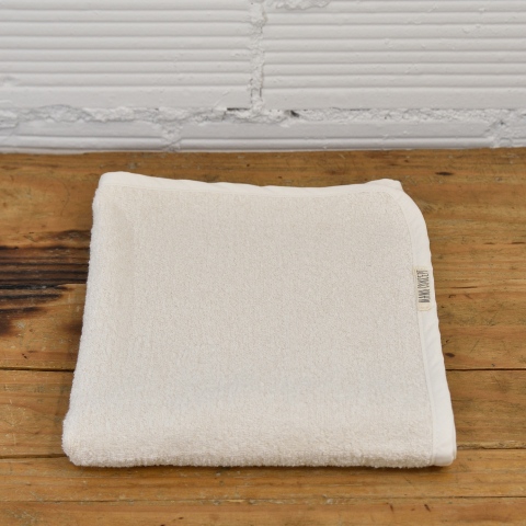 Lniany ręcznik - kremowy mały